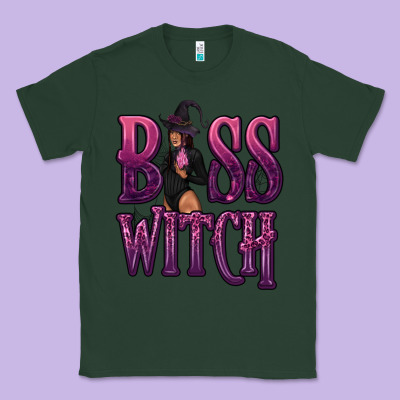 Boss Witch Classic Tee Designed By Texasbilliewilder