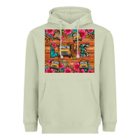 Matcha love school bus leopard Heavyweight Hoodie - Artiststas