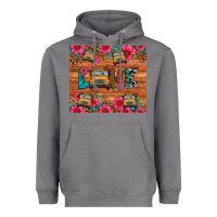 Storm love school bus leopard Heavyweight Hoodie - Artiststas