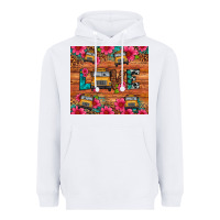 White love school bus leopard Heavyweight Hoodie - Artiststas
