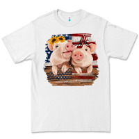 White Cute Couple American Pigs Premium Tee - Bettercallsaul