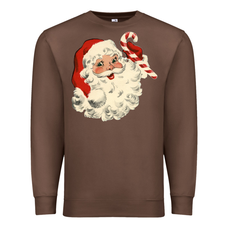Santa Vintage Face Premium Sweatshirt by minhPixels | Teevron