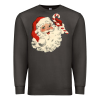 Smoke santa vintage face Premium Sweatshirt - minhPixels