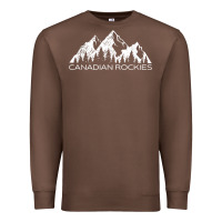 Chestnut Canadian Rockies Gift Canada Rocky Mountains Souvenir Premium Sweatshirt - minhPixels