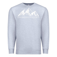 Heather Grey Canadian Rockies Gift Canada Rocky Mountains Souvenir Premium Sweatshirt - minhPixels