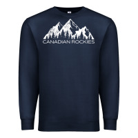 Navy Canadian Rockies Gift Canada Rocky Mountains Souvenir Premium Sweatshirt - minhPixels