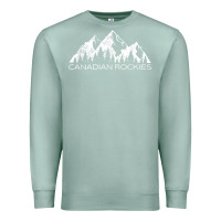 Seafoam Canadian Rockies Gift Canada Rocky Mountains Souvenir Premium Sweatshirt - minhPixels