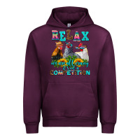 Mauve Wine relax we are all crazy  competition Urban Hoodie - AdoDesignShop