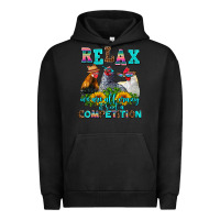 Pigment Black relax we are all crazy  competition Urban Hoodie - AdoDesignShop