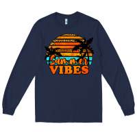 Navy Summer Vibes Long Sleeve Tee - Jasminsmagicworld