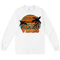 White Summer Vibes Long Sleeve Tee - Jasminsmagicworld