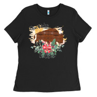 Black Take No Bull Floral Rodeo Ladies Tee - Bettercallsaul