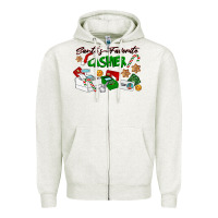 Santa's Favorite Cashier Zipper Hoodie | Teevron