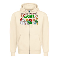 Sandshell Santa's Favorite Cashier Zipper Hoodie - LillyAllenDesigns