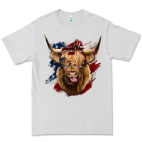 Dove Grey American Highland Cow Premium Tee - Bettercallsaul