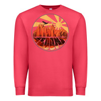Cardinal Retro Vintage Sedona Arizona Hiking Sunset Dawn Gift Premium Sweatshirt - minhPixels