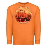 Carrot Retro Vintage Sedona Arizona Hiking Sunset Dawn Gift Premium Sweatshirt - minhPixels