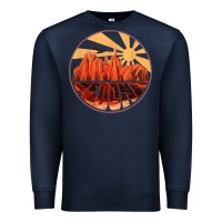 Navy Retro Vintage Sedona Arizona Hiking Sunset Dawn Gift Premium Sweatshirt - minhPixels
