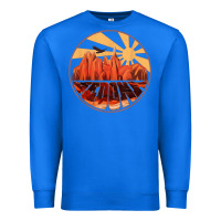 True Royal Retro Vintage Sedona Arizona Hiking Sunset Dawn Gift Premium Sweatshirt - minhPixels