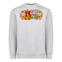 Heather Grey give thanks to the lord for he is good Heavyweight Sweatshirt - CowhideDigitalArt