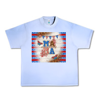 Grape Ice American mama Urban Heavy Tee - TumblerDesignByShophia