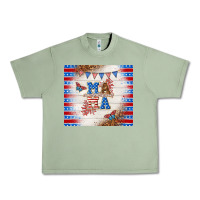 Oil Green American mama Urban Heavy Tee - TumblerDesignByShophia
