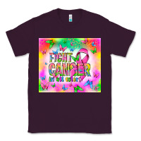 Plum Fight Cancer in all colors Classic Tee - NancyCooperArtShop