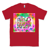 Red Fight Cancer in all colors Classic Tee - NancyCooperArtShop