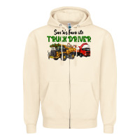 Sandshell Santa's Favorite Truck Driver Zipper Hoodie - LillyAllenDesigns