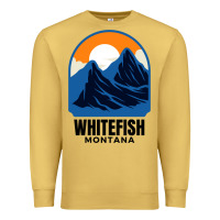 Antique Gold Whitefish MT Premium Sweatshirt - minhPixels