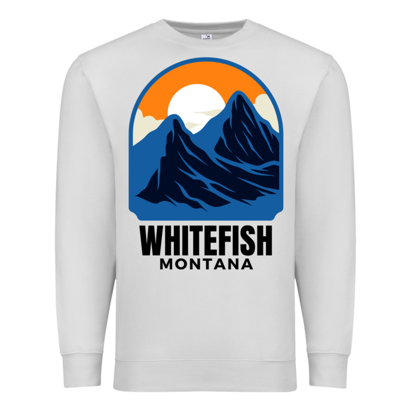 Whitefish Mt Premium Sweatshirt by minhPixels | Teevron