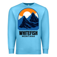 Ocean Blue Whitefish MT Premium Sweatshirt - minhPixels