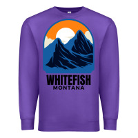 Purple Whitefish MT Premium Sweatshirt - minhPixels