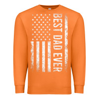 Carrot Father's Day Best Dad Ever American Flag Premium Sweatshirt - minhPixels
