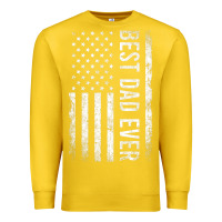 Lemon Father's Day Best Dad Ever American Flag Premium Sweatshirt - minhPixels