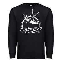 Black Captain Jack Sparrow Tattoo WHITE Premium Sweatshirt - minhPixels
