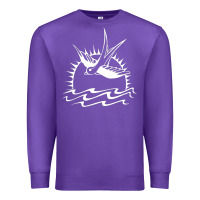 Purple Captain Jack Sparrow Tattoo WHITE Premium Sweatshirt - minhPixels