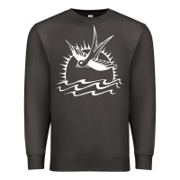 Smoke Captain Jack Sparrow Tattoo WHITE Premium Sweatshirt - minhPixels