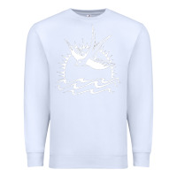 White Captain Jack Sparrow Tattoo WHITE Premium Sweatshirt - minhPixels