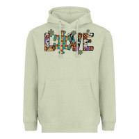 Matcha love autism awareness leopard cowhide Heavyweight Hoodie - Artiststas