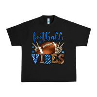 Black Football vibes blue and grey team color Urban Heavy Tee - HowdyJamesFarm
