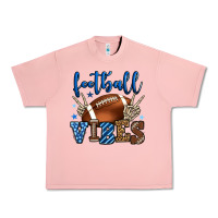 Salmon Football vibes blue and grey team color Urban Heavy Tee - HowdyJamesFarm