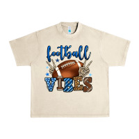Sandshell Football vibes blue and grey team color Urban Heavy Tee - HowdyJamesFarm
