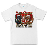 White Merry Christmas Heifers Premium Tee - RanaPortraitStore