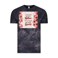 Cloud Black to the world you are a mother but to your family y Vintage Tee - TumblerDesignByShophia