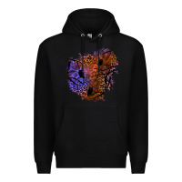Black halloween patch  4 Premium Hoodie - BundleAndBundleShop