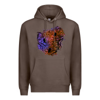 Coffee halloween patch  4 Premium Hoodie - BundleAndBundleShop