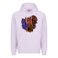 Lilac halloween patch  4 Premium Hoodie - BundleAndBundleShop