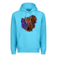 Ocean Blue halloween patch  4 Premium Hoodie - BundleAndBundleShop