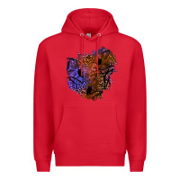 Red halloween patch  4 Premium Hoodie - BundleAndBundleShop